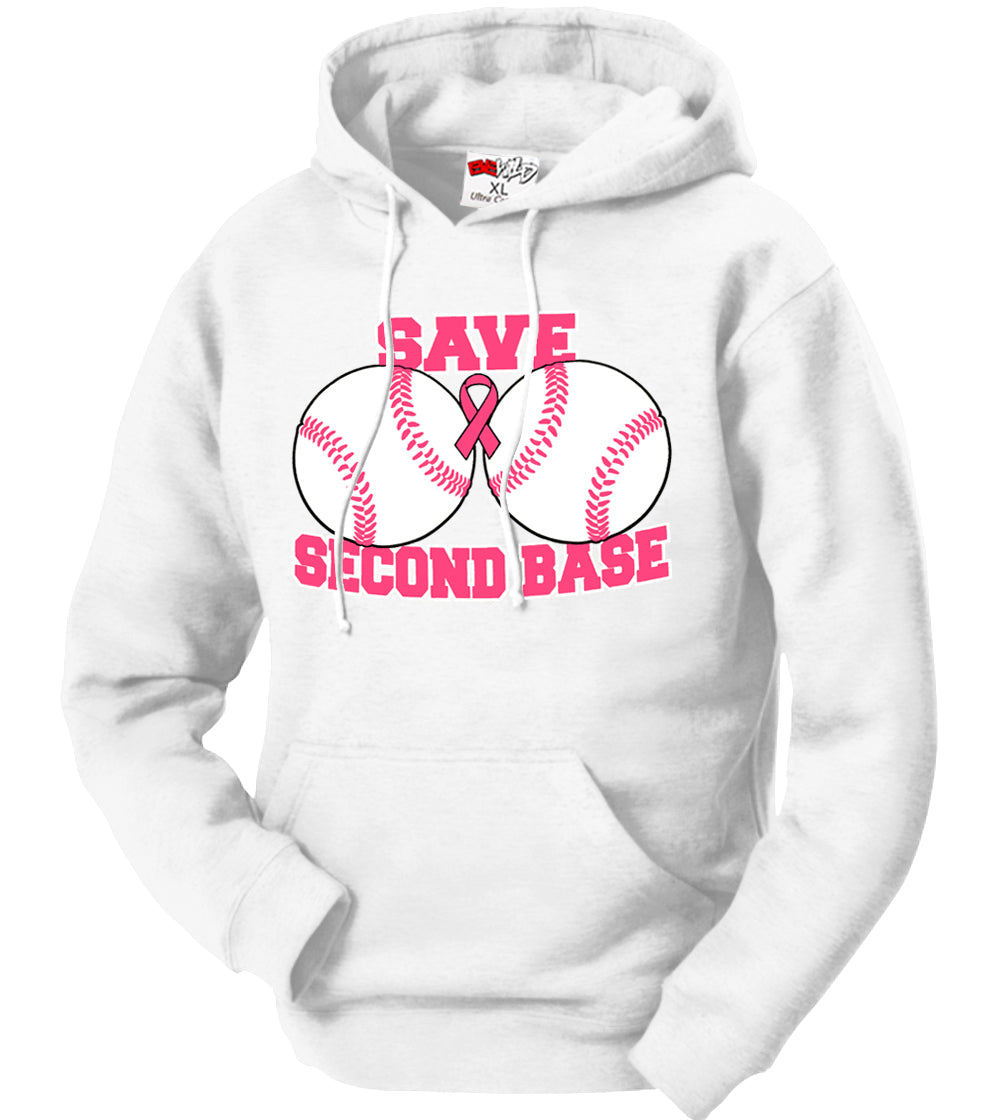 Save Second Base Adult Hoodie