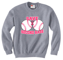 Save Second Base Crew Neck Sweatshirt