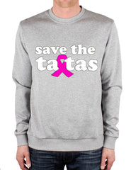 Save The Ta Tas Breast Cancer Awareness Adult Crewneck