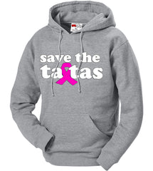 Save The Ta Tas Breast Cancer Awareness Adult Hoodie