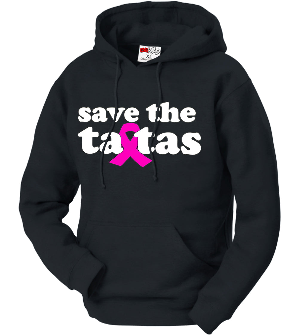 Save The Ta Tas Breast Cancer Awareness Adult Hoodie