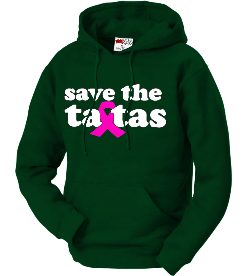 Save The Ta Tas Breast Cancer Awareness Adult Hoodie