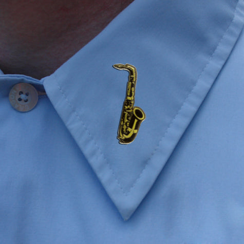 Saxophone 2 Lapel Pin