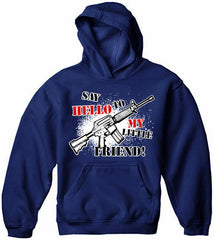 Say Hello To My Little Friend Adult Hoodie