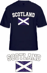 Scotland Vintage Flag International Mens T-Shirt