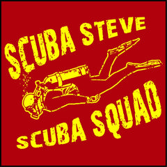 Scuba Steve Scuba Squad T-Shirt From the Movie Big Daddy
