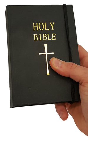 Secret Hidden Flask in a Bible