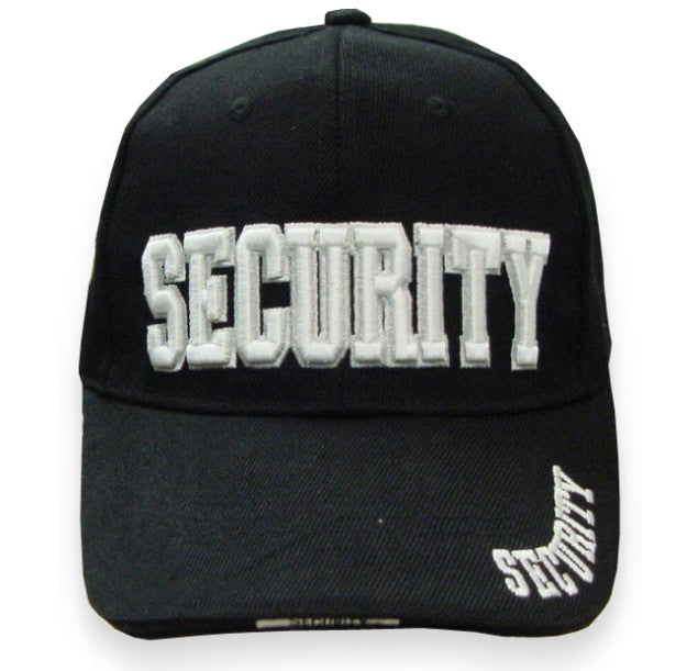 Security Baseball Hat (Black)