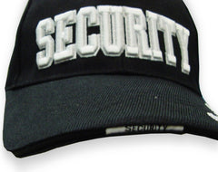 Security Baseball Hat (Black)