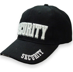 Security Baseball Hat (Black)