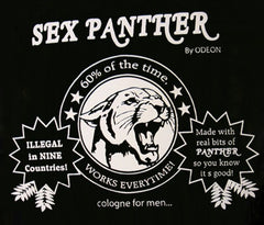 Sex Panther Cologne T-shirt :: From the movie Anchorman