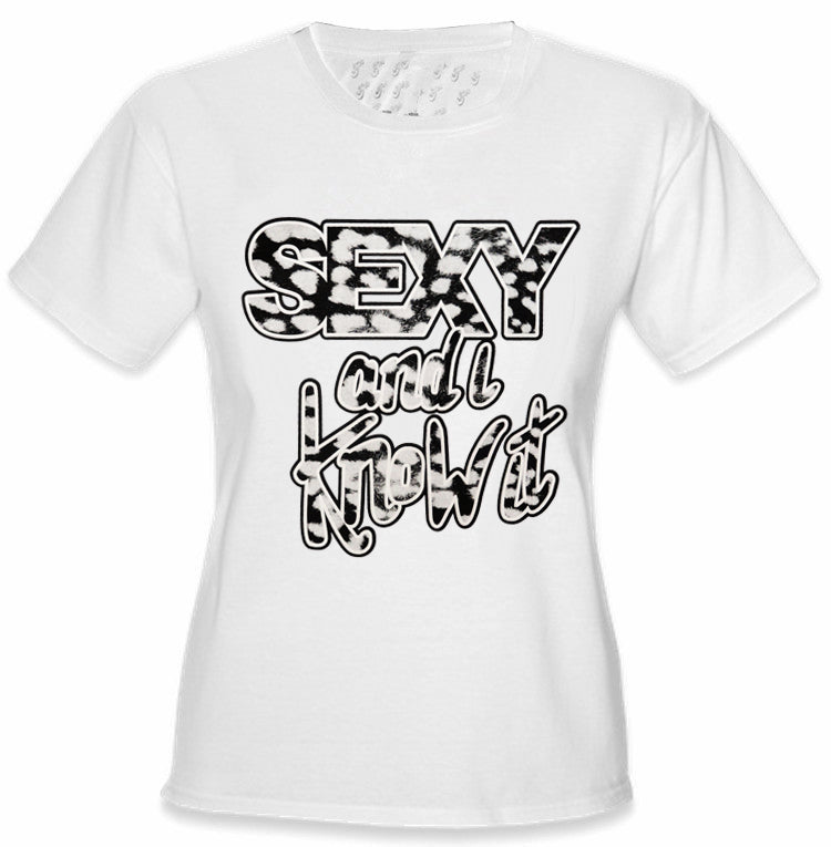 Sexy And I Know It Girls T-Shirt