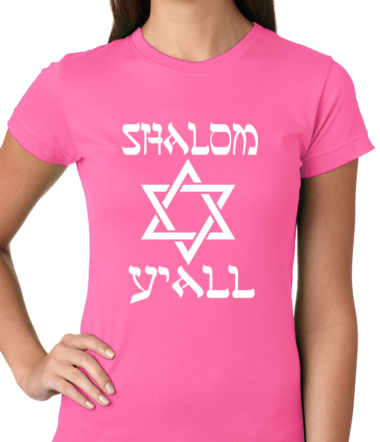 Shalom Y'all Ladies T-shirt