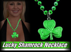 St. Patrick's Day Irish Shamrock Necklaces (12 pack)