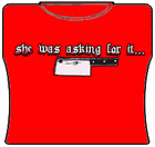 She Was Asking For It Girls T-Shirt