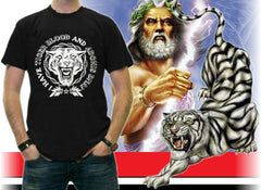 Famous Quotes From Charlie Sheen T-Shirts - Tiger Blood Crest T-Shirt