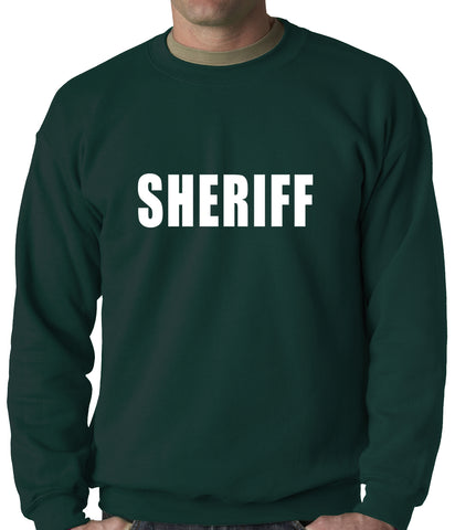 Sheriff Costum Adult Crewneck