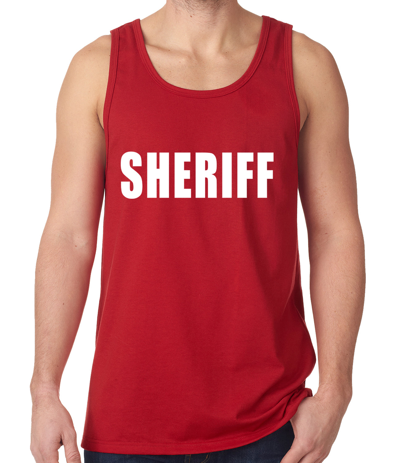 Sheriff Costum Tank Top