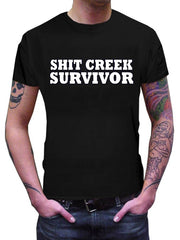 Shit Creek Survivor Mens T-Shirt