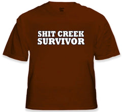 Shit Creek Survivor Mens T-Shirt