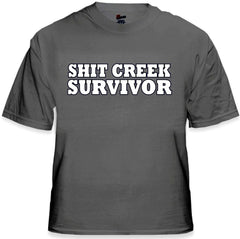 Shit Creek Survivor Mens T-Shirt