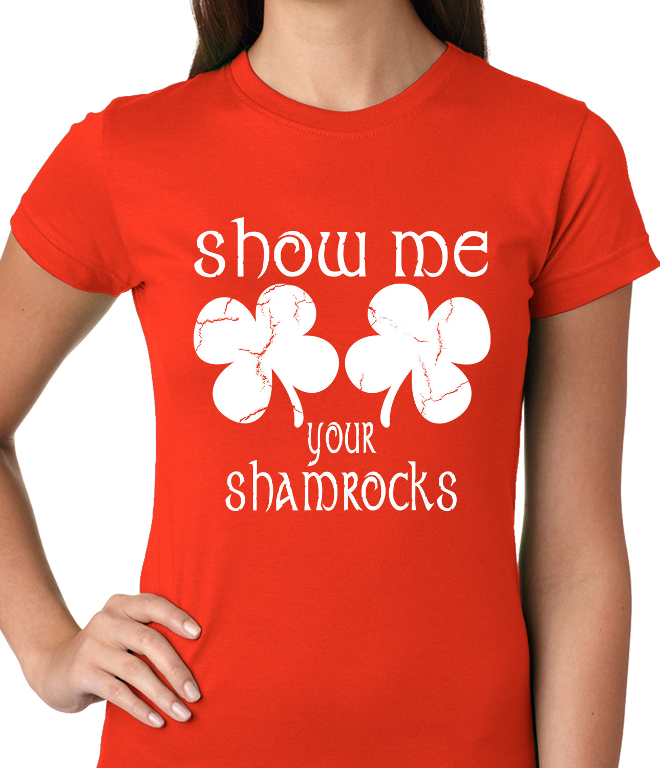 Show Me Your Shamrocks St. Patrick's Day Girls Shirts
