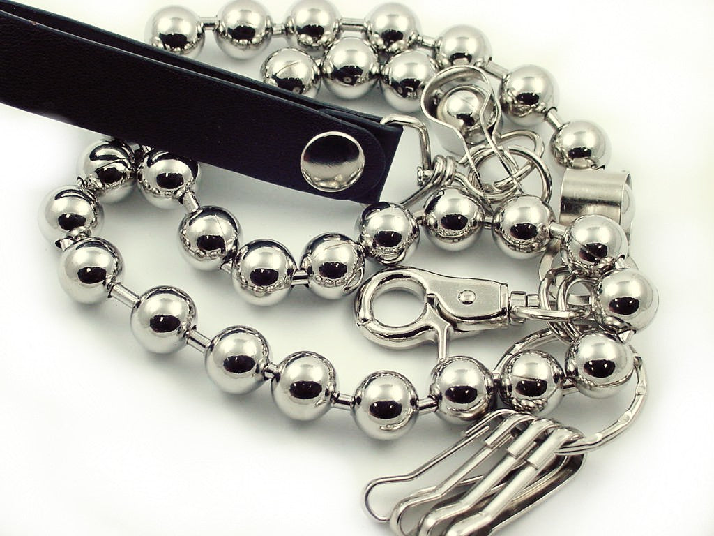 Silver Ball 30 inch Jean & Wallet Chain – Bewild