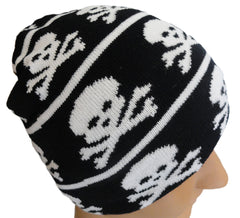 Skull and Crossbones Knit Beanie