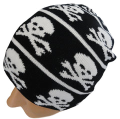 Skull and Crossbones Knit Beanie