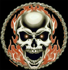 Skull Chain Circle Hoodie