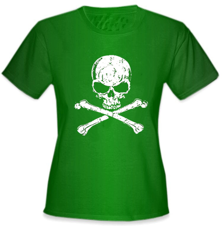 Skull Of Death Cross Bones Girl 's T-Shirt