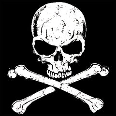 Skull Of Death Cross Bones Men's T-Shirt