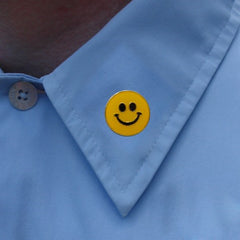 Smiley Face Lapel Pin