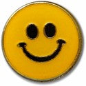Smiley Face Lapel Pin