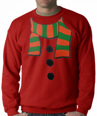 Snowman Costume Adult Crewneck