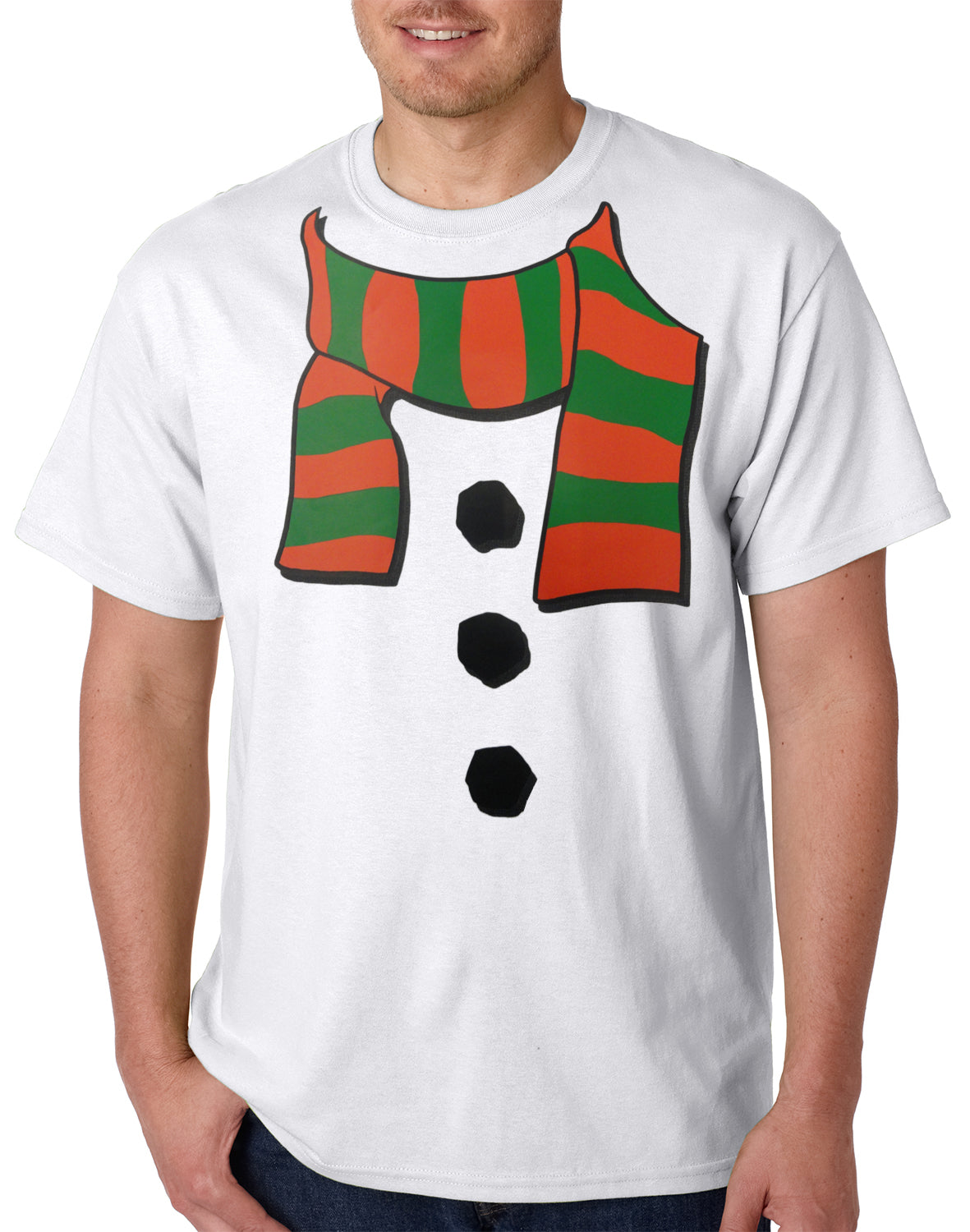Snowman Costume Mens T-shirt