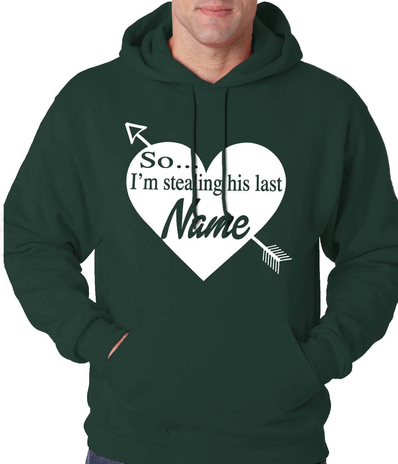 So I'm Stealing His Name Couples Adult Hoodie