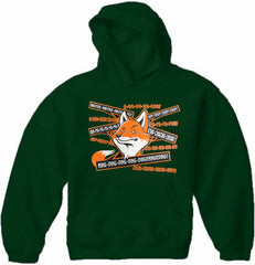 So Many Fox Sayings - What Does The Fox Say Adult Hoodie
