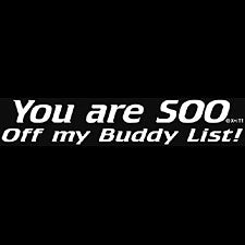 So Off My Buddy List Girls T-Shirt
