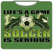 Soccer Is Serious T-Shirt (Green)