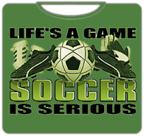 Soccer Is Serious T-Shirt (Green) –