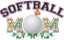 Softball Mom Girls T-Shirt