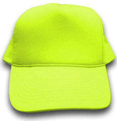 Solid Neon Green Trucker Hat