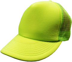 Solid Neon Green Trucker Hat