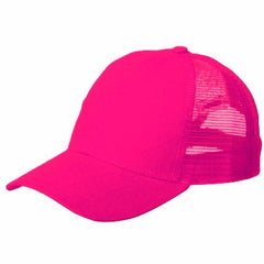 Solid Neon Pink Trucker Hat