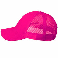 Solid Neon Pink Trucker Hat