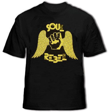 Soul Rebel Fist Wings T-Shirt (Black)