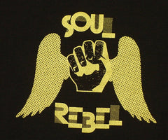 Soul Rebel Fist Wings T-Shirt (Black)