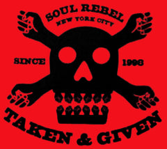 Soul Rebel NYC Skull T-shirt (Red)