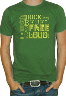 Soul Rebel Rock Steady T-Shirt (Green)